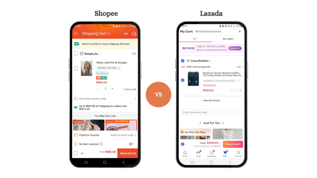 Cheaper Online Shop: Shopee Review (vs. Lazada)